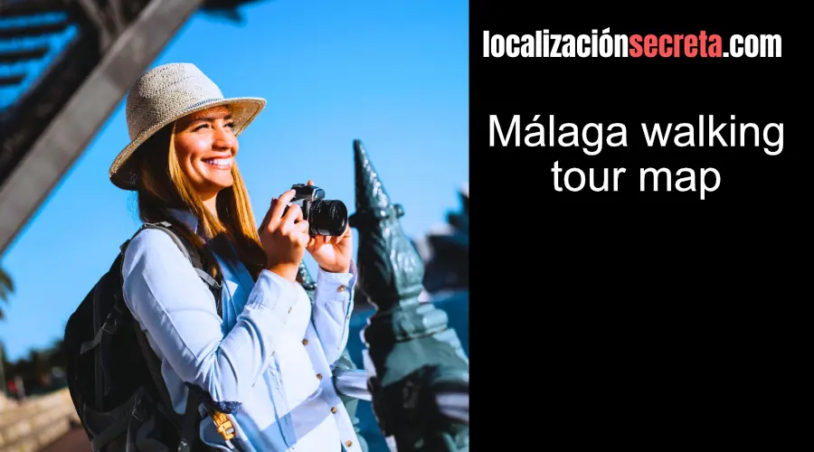 Málaga walking tour map