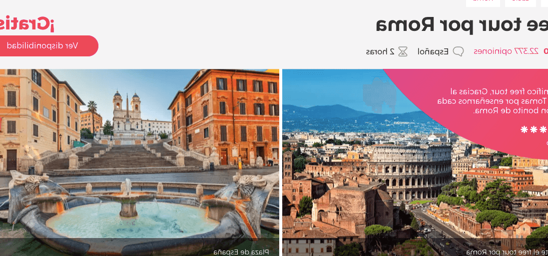 Tours gratuitos en Roma en español